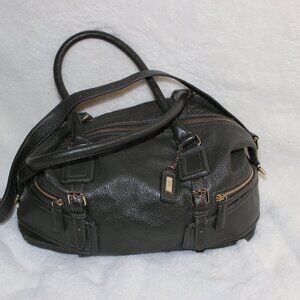 Cole Hann Gramercy "Archer" Satchel HANDBAG, dark green